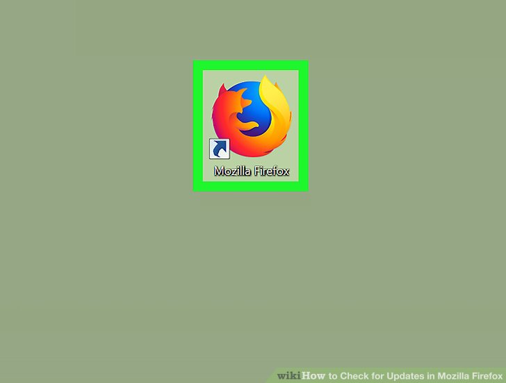 Firefox requires a manual update screen
