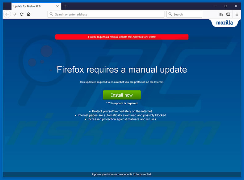 Firefox Requires A Manual Update